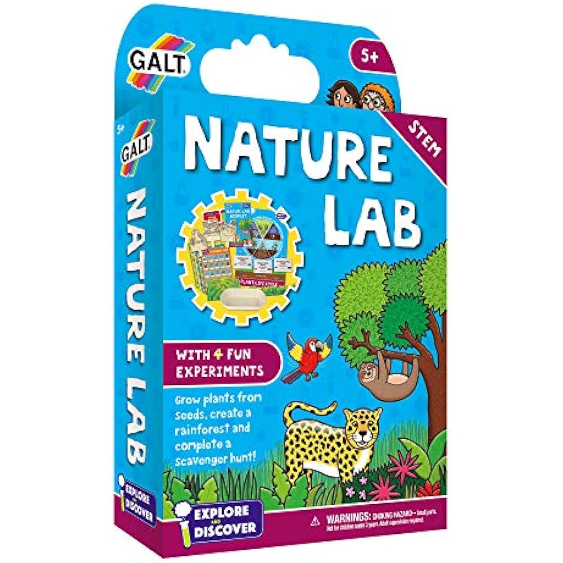 Galt Nature Lab Science Kit | STEM Gardening & Craft Set for Kids Age 5+