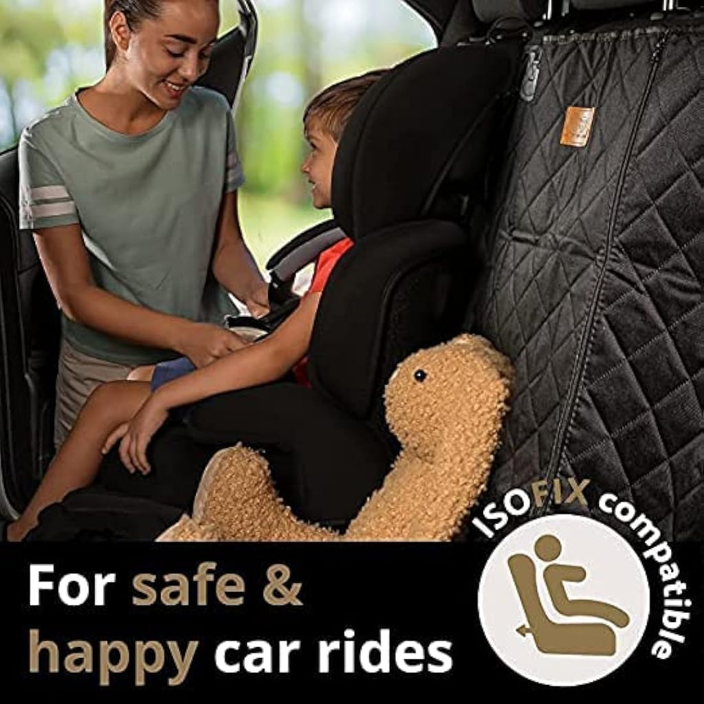 AMZPET Waterproof Dog Car Seat Cover – Non-Slip SUV Rear Seat Protector
