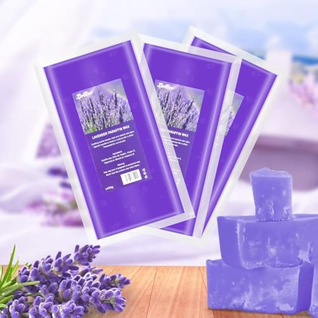 Lavender Paraffin Wax for Hands and Feet - 2700g (6x450g)