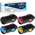 LCL Compatible Toner Cartridge for Xerox VersaLink C600 C605 | 4-Pack KCMY