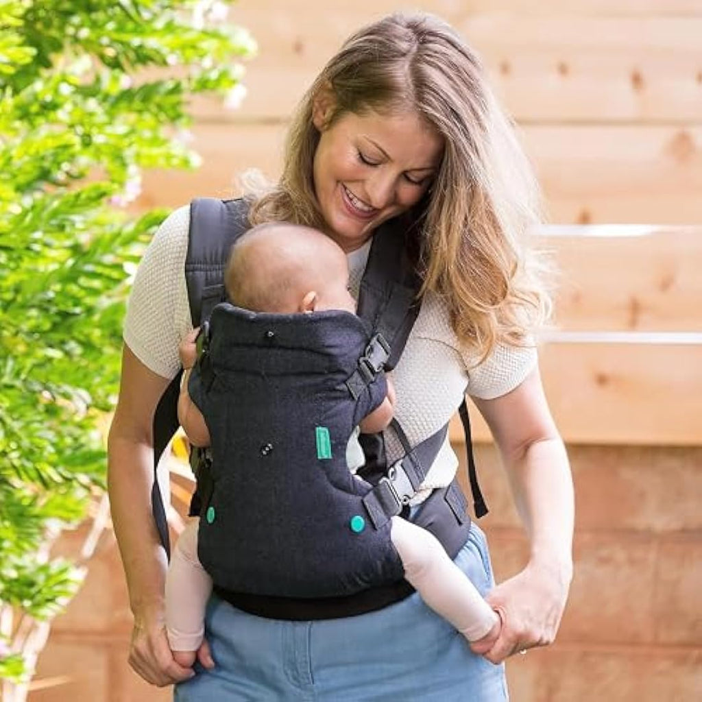 Infantino Flip 4-in-1 Baby Carrier – Ergonomic Convertible Black