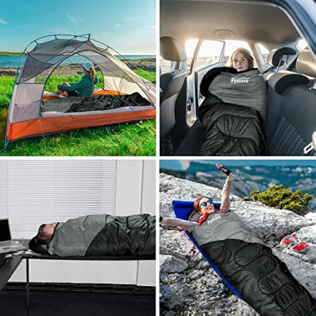 4-Season Sleeping Bag – Lightweight Waterproof Camping Sack