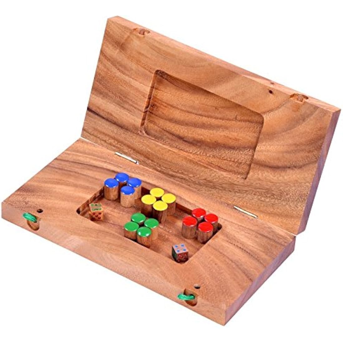 Ludo Classic Wooden Board Game – Foldable Samena Wood