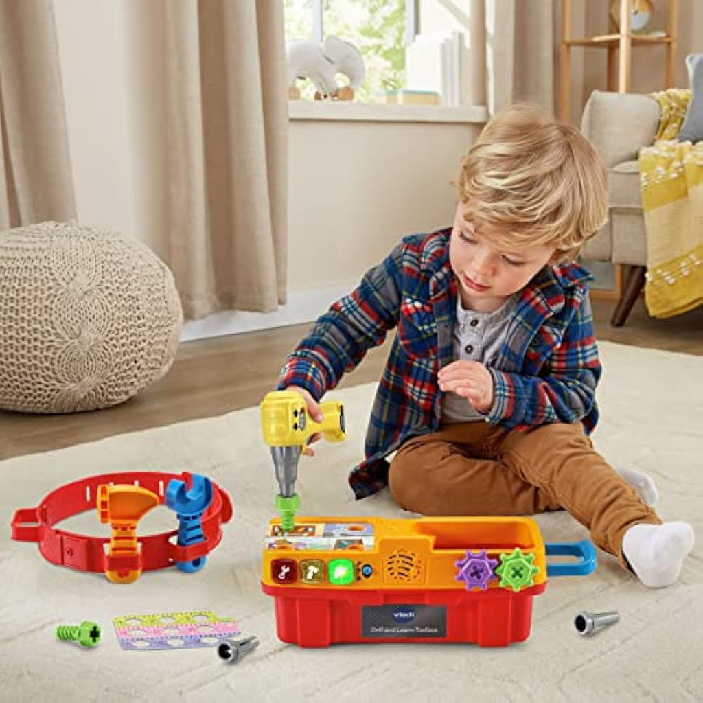 VTech Drill and Learn Toolbox Pro – Interactive Toddler Educational Toy