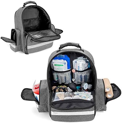 First Responder Trauma Backpack - EMT Medical Jump Bag