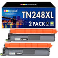 GPC Image TN248XL Black Toner Cartridges for Brother Printers | 2-Pack