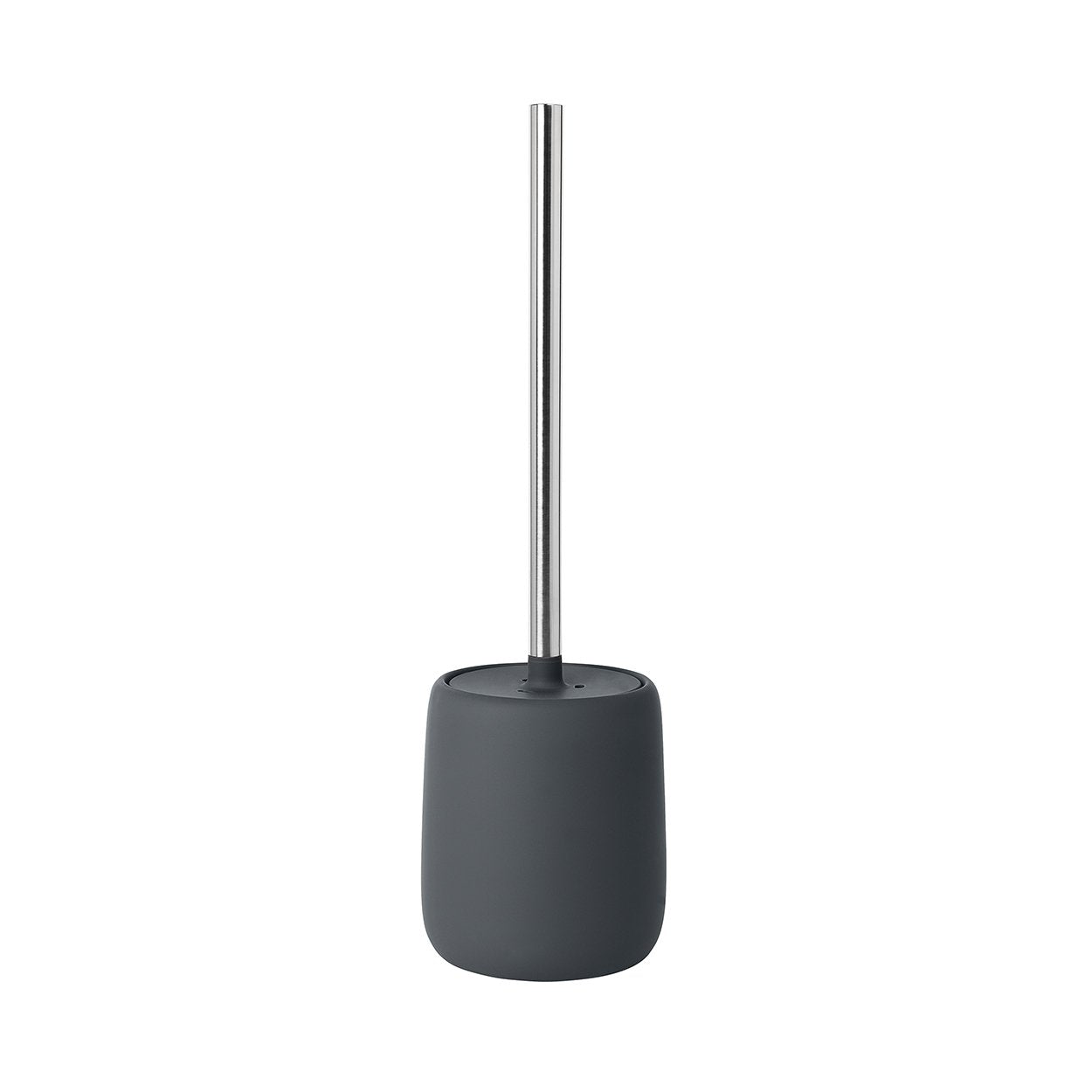 Blomus SONO Toilet Brush & Holder – Ceramic Soft Touch in Magnet Grey