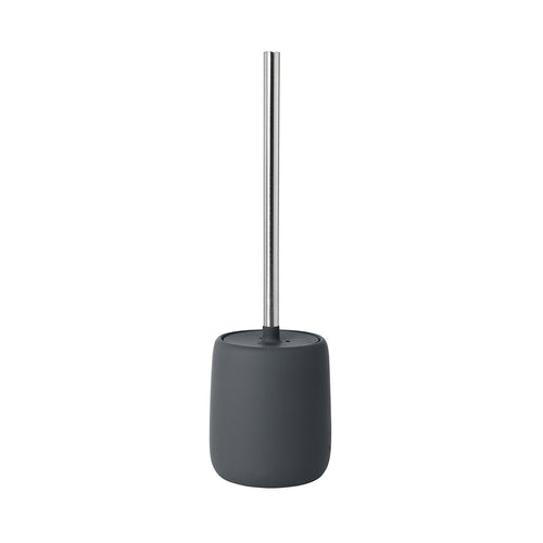 Blomus SONO Toilet Brush & Holder – Ceramic Soft Touch in Magnet Grey