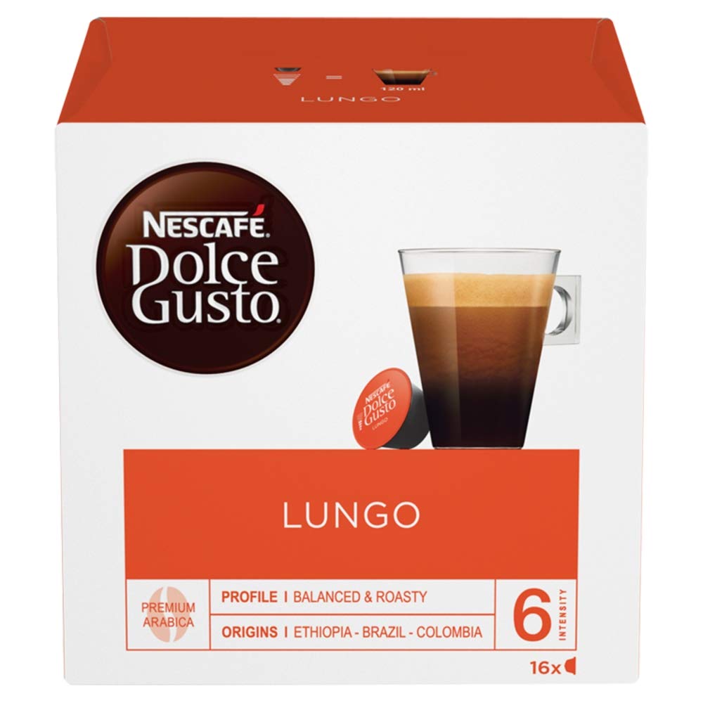 NESCAFÉ Dolce Gusto Lungo Coffee Pods - Medium Roast - 48 Capsules