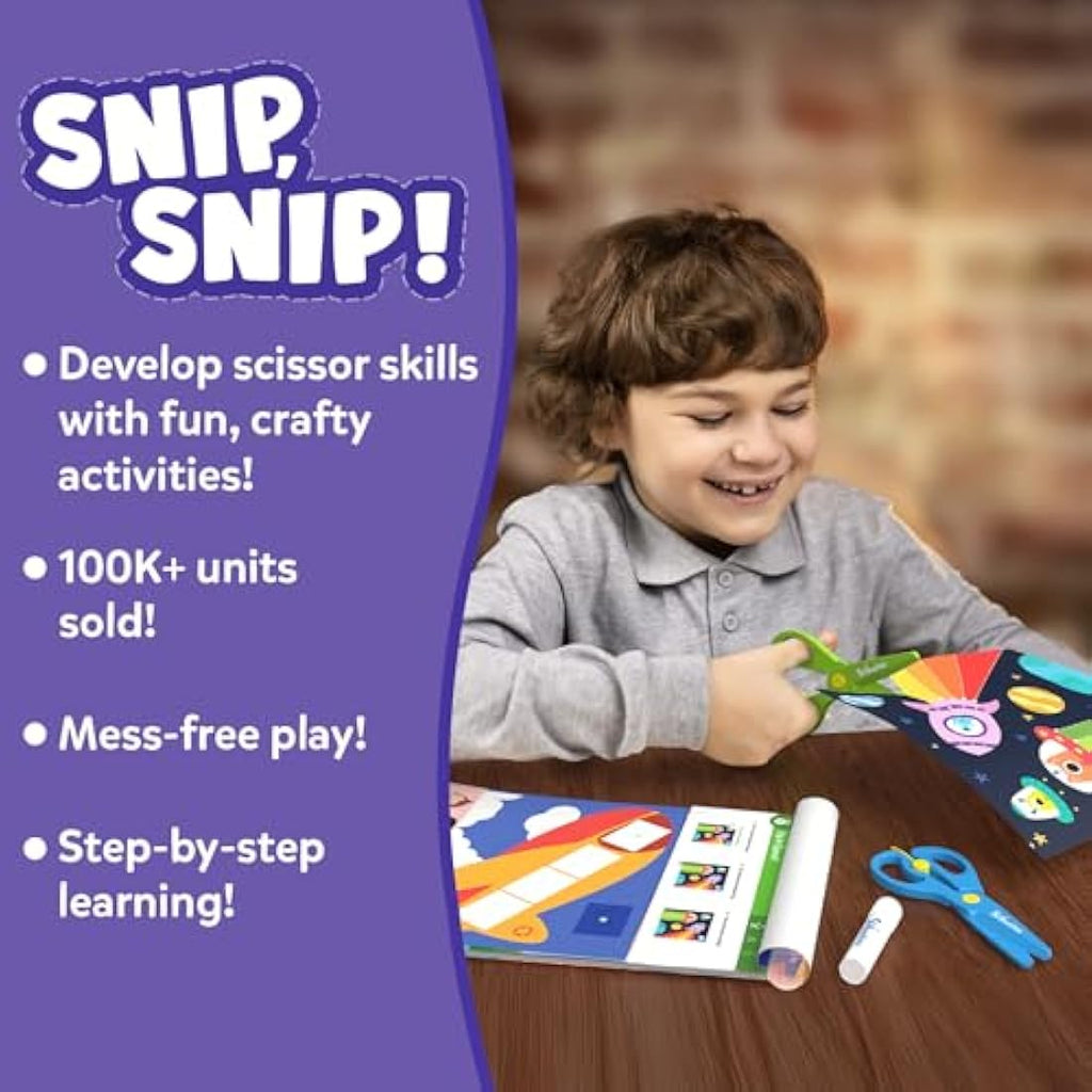 Skillmatics Scissor Skills Activity Book – 25 Fine Motor Craft Activities