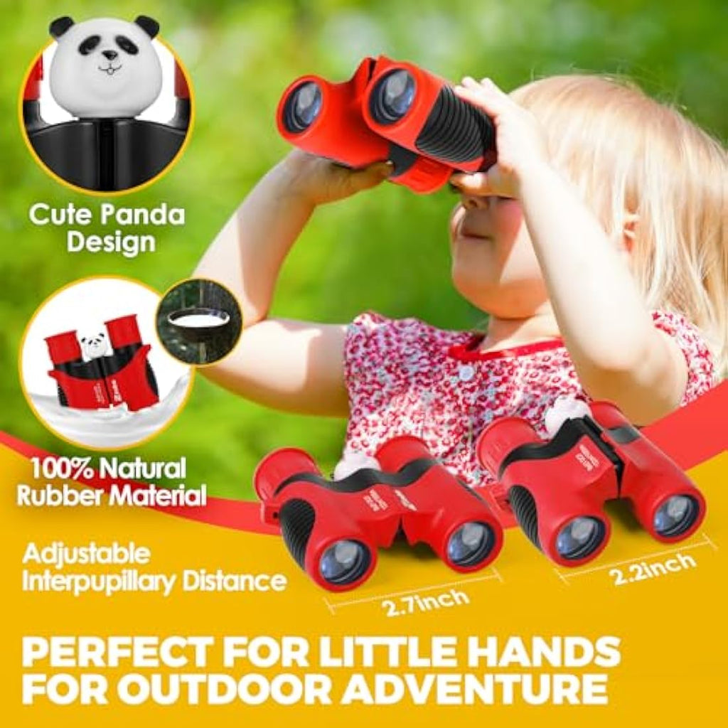 Jolof Store Kids Binoculars Set | HD Bird Watching Toys with Compass