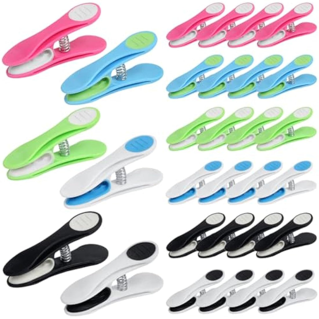 Jolof Store Heavy Duty Laundry Pegs – 30Pcs Non-Slip Soft Grip Clips