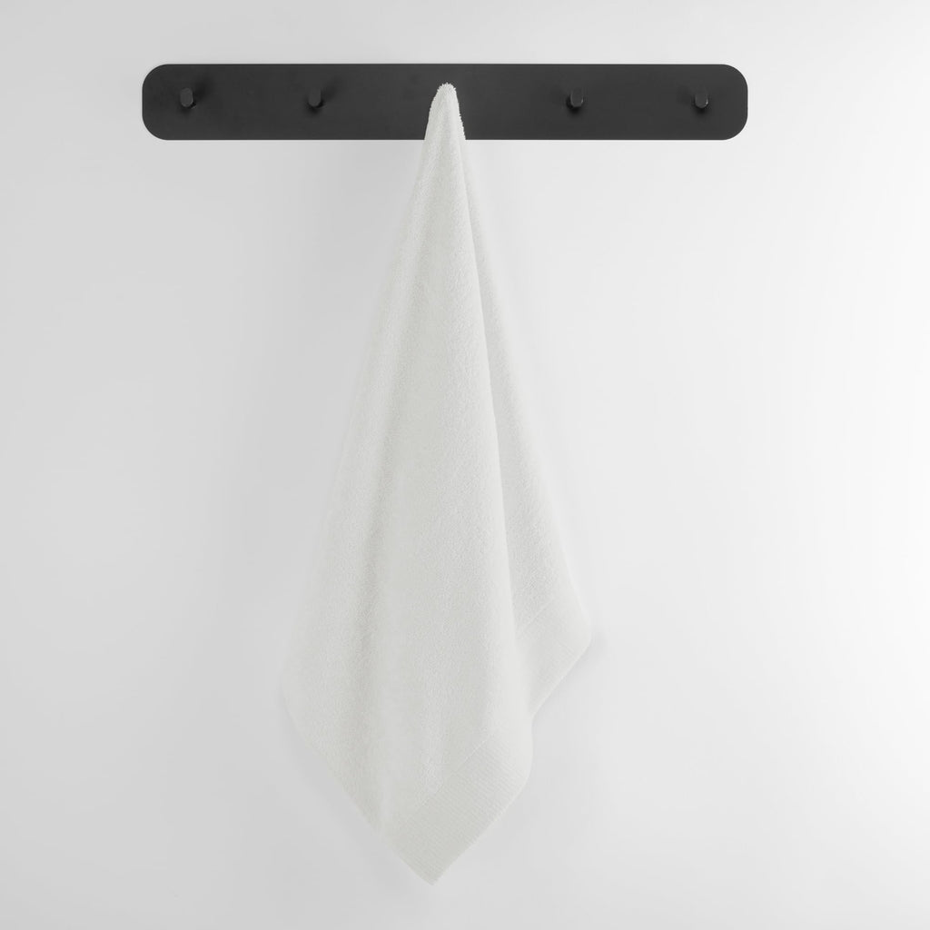 AmeliaHome Amari Towel White 50 x 100 cm 100% Cotton Quality Absorbent