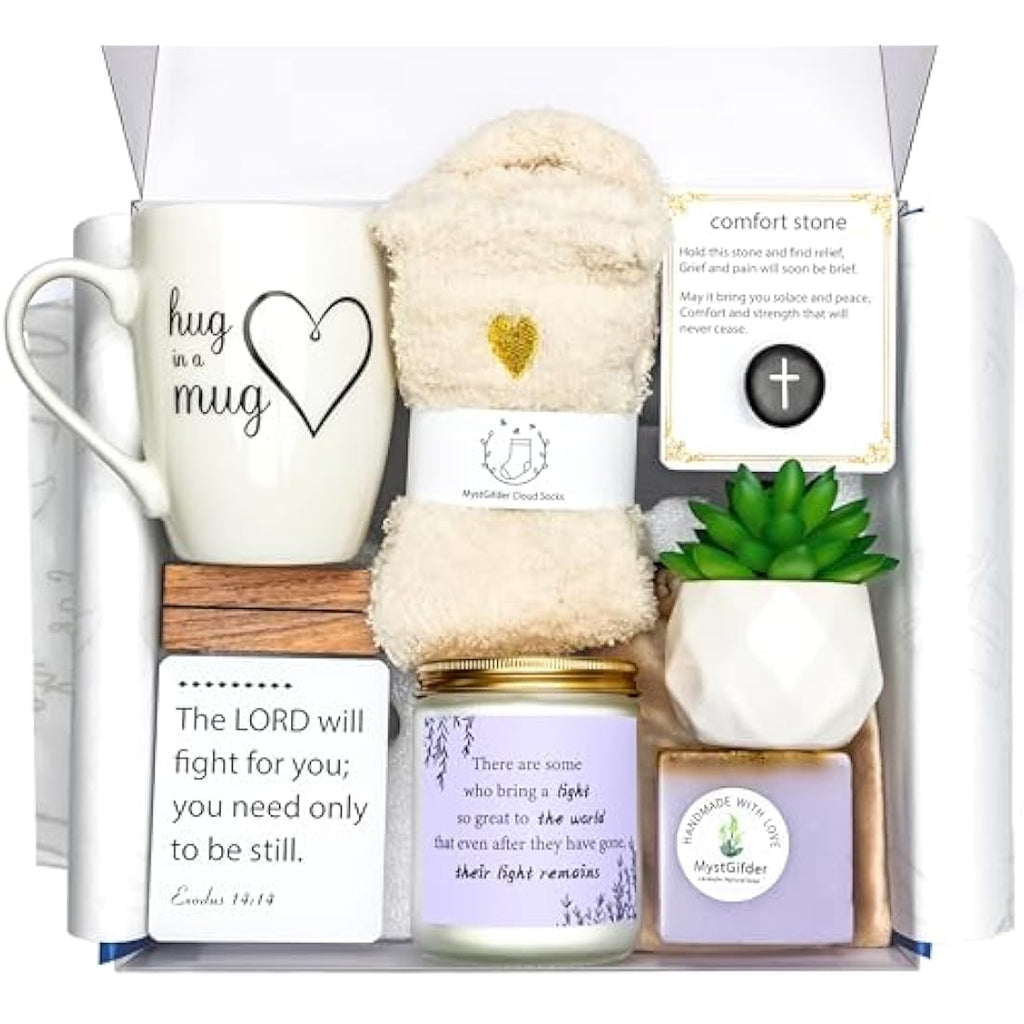 Jolof Store Sympathy Gift Basket - Memorial Condolence Box for Loss