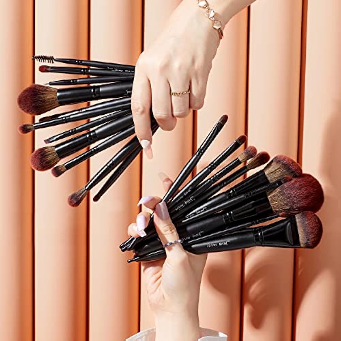 Jessup 21Pcs Professional Makeup Brushes Set | Vegan Synthetic Hair