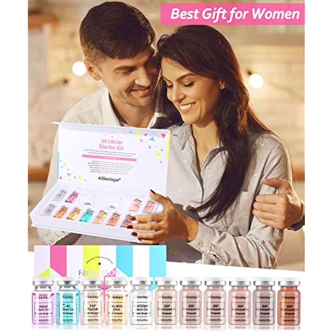 Jolof Store BB Glow Semi-Permanent Foundation Microneedling Serum Kit