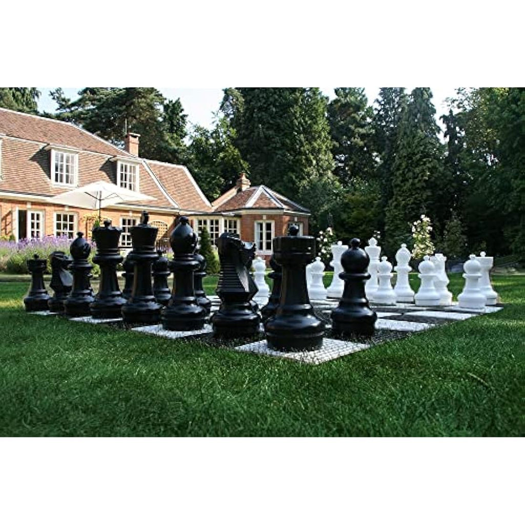 Uber Games Garden Chess Set – 30cm All-Weather Outdoor Family Game