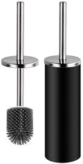 Bingobang Silicone Toilet Brush and Holder | Stainless Steel Handle