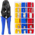 Ratchet Wire Crimping Tool Kit with 700 Connectors