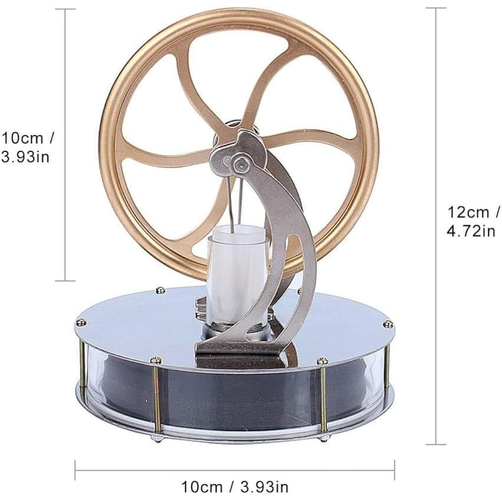 Regun Low Temperature Stirling Engine Model – DIY Steam Heat Physics Toy
