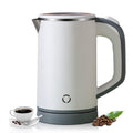 LATAFA 800ml Electric Travel Kettle – Cordless Fast Boil, White
