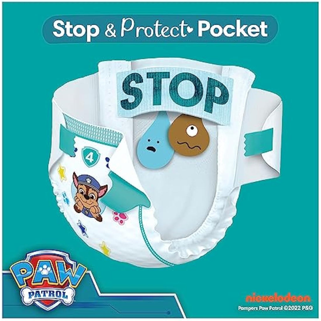Pampers Baby-Dry Nappies Size 5 | Paw Patrol Edition – 186 Count