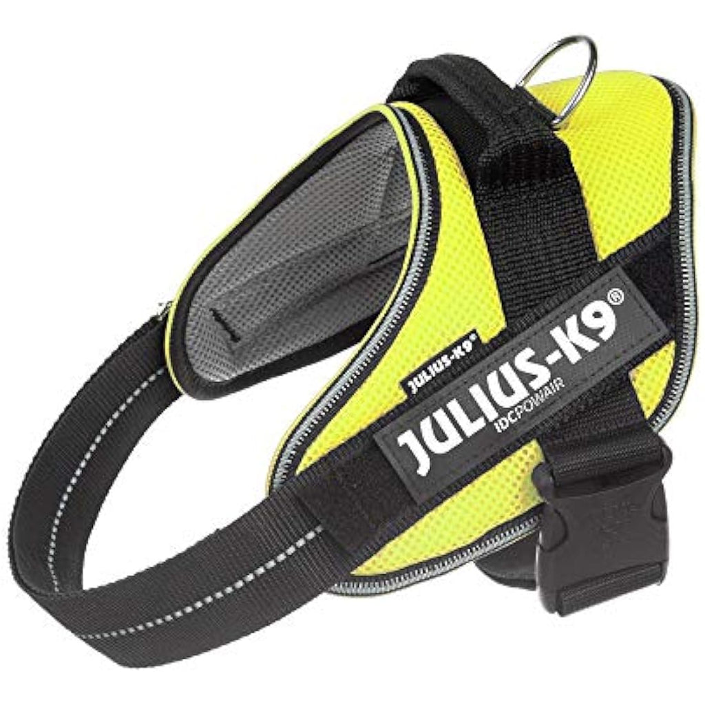 IDC Powair Dog Harness | Breathable 3D Mesh | Neon, Size Large