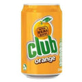 Club Orange Soda Fruit Drink - 330ml Cans (Pack of 4) |