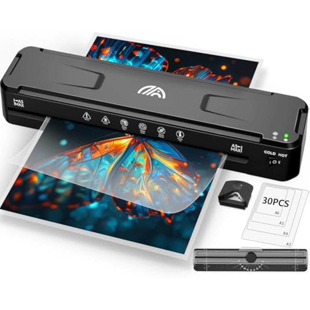 A3 Laminator Machine | 13" Thermal & Cold with 30 Sheets