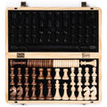 A&A 15" Magnetic Wooden Chess Set | Folding Board with Staunton Pieces