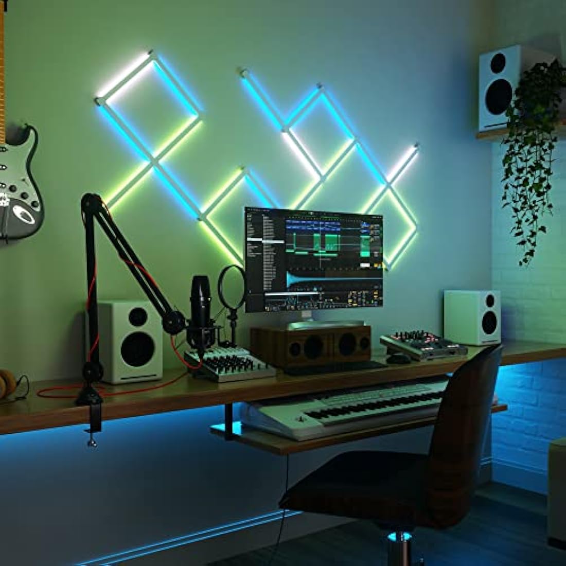 Nanoleaf Lines 90 Degrees Expansion Pack – 3 Smart RGBW LED Light Bars
