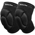 Makerfire Padded Knee Sleeves – Thick Sponge Anti-Slip Support (L)
