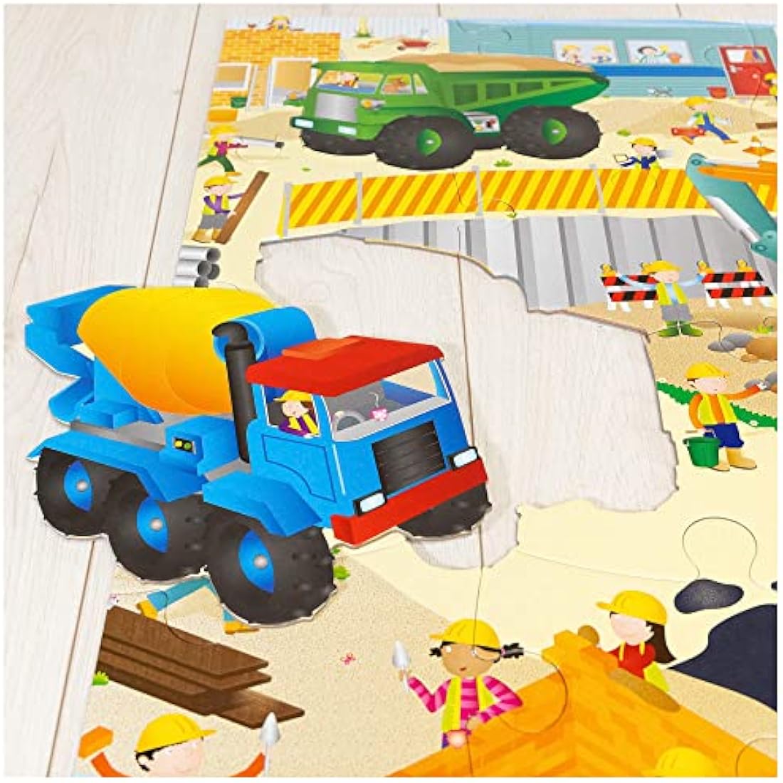 Galt Toys Giant Floor Puzzle – Construction Site 30-Piece Jigsaw