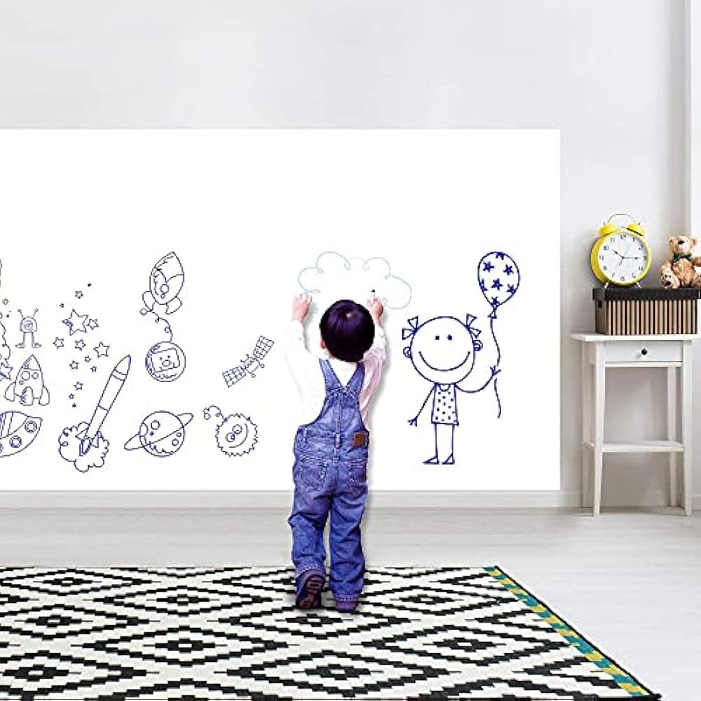 Self-Adhesive Dry Erase Whiteboard Sticker Roll - 2 Pack