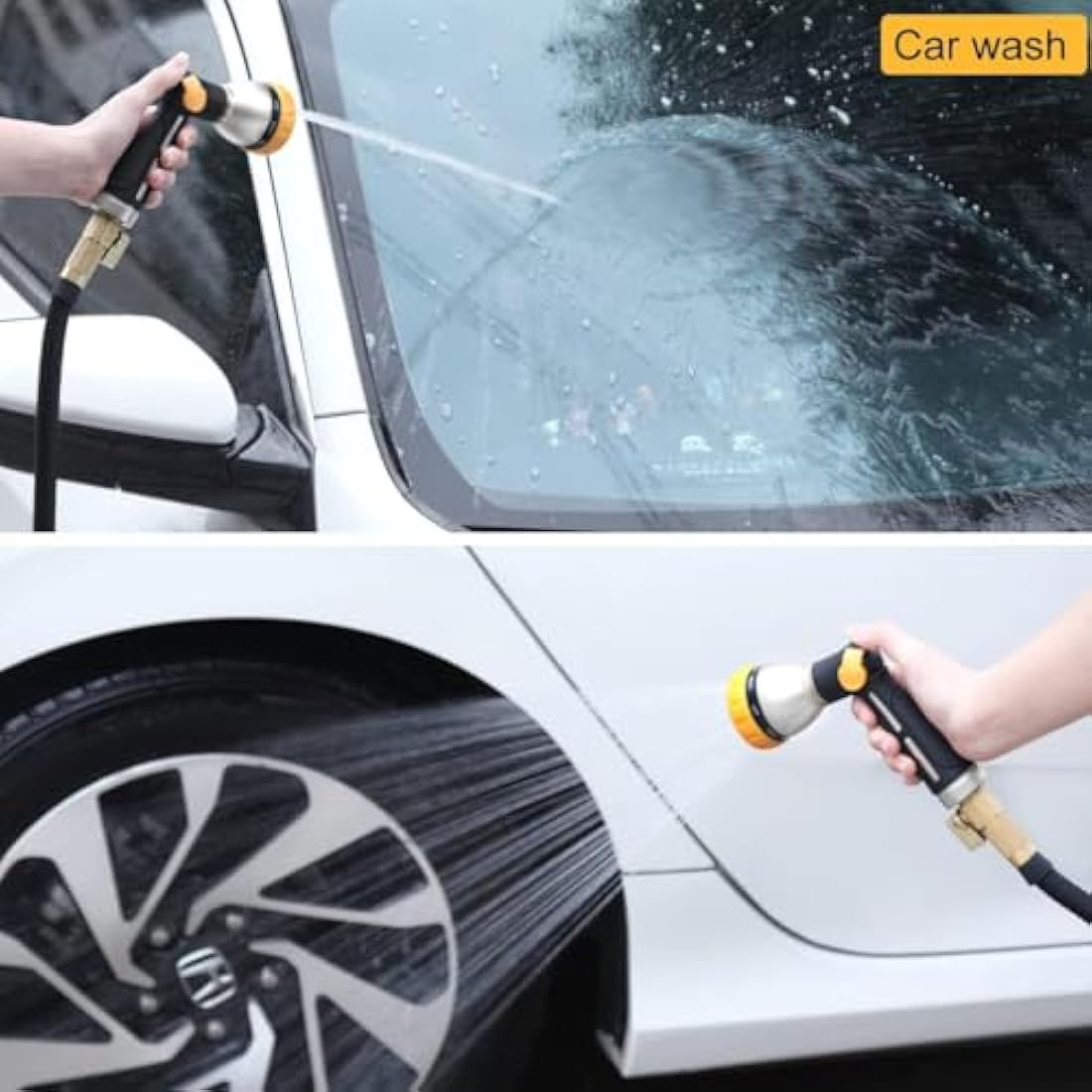 Jolof Store Metal Hose Spray Gun – 8 Pattern High Pressure Nozzle