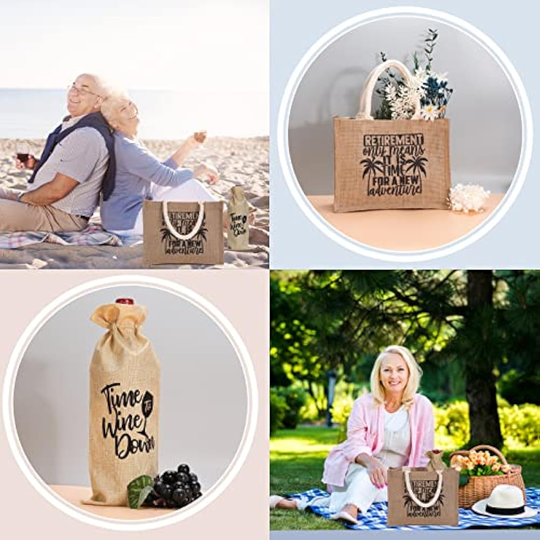 Jolof Store Retirement Gift Set for Women – Mug, Blanket & Tote Bag 7pc Kit