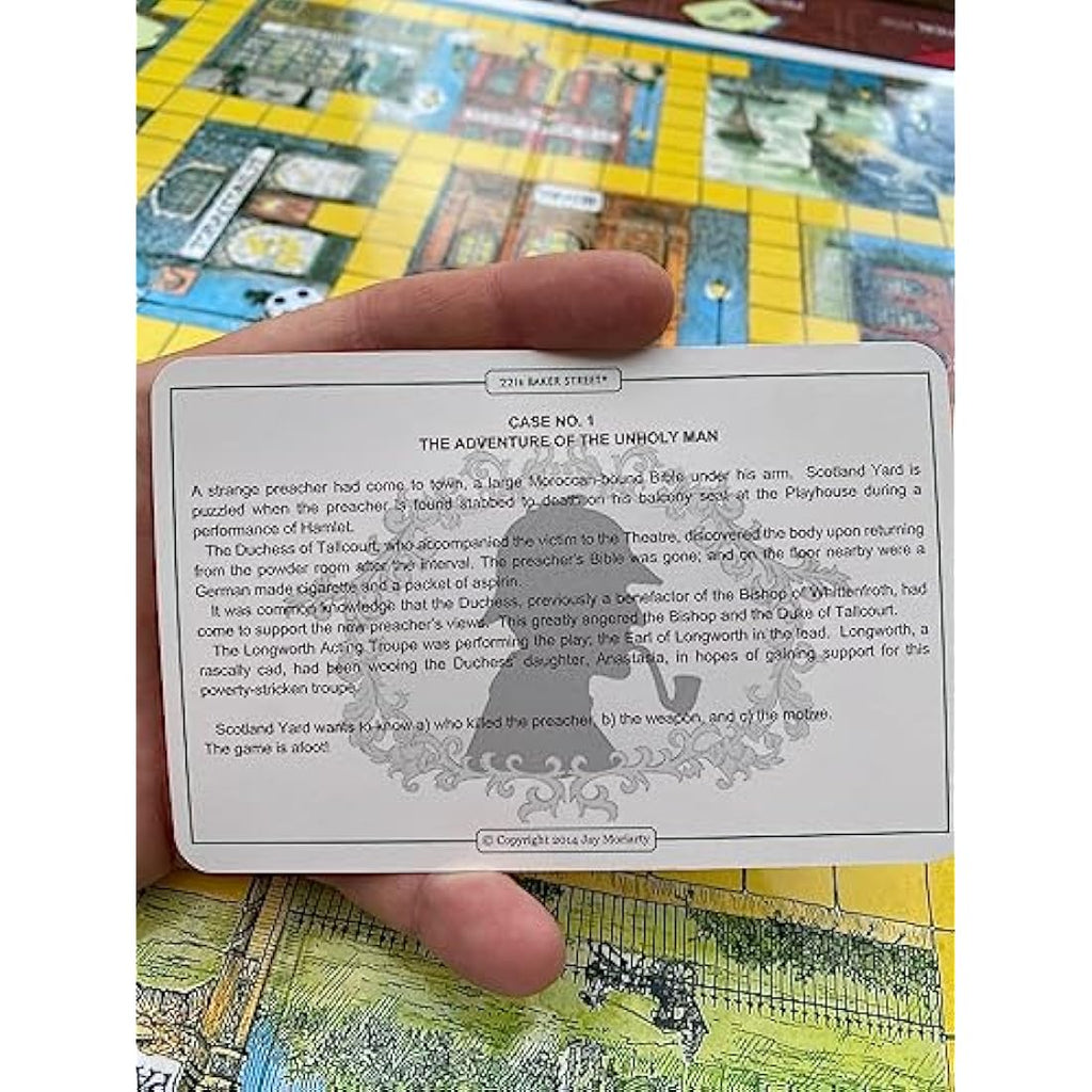 Gibsons 221B Baker Street Board Game | Sherlock Holmes Mystery Game
