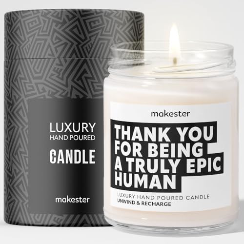 Jolof Store Luxury Soy Wax Candle – Vanilla & Jasmine Scented Gift