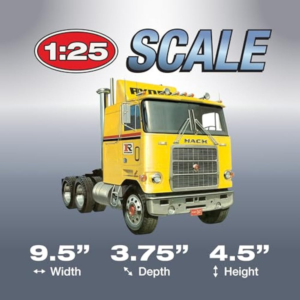 AMT Mack Cruise-Liner Semi Tractor 1:25 Scale Model Truck Kit