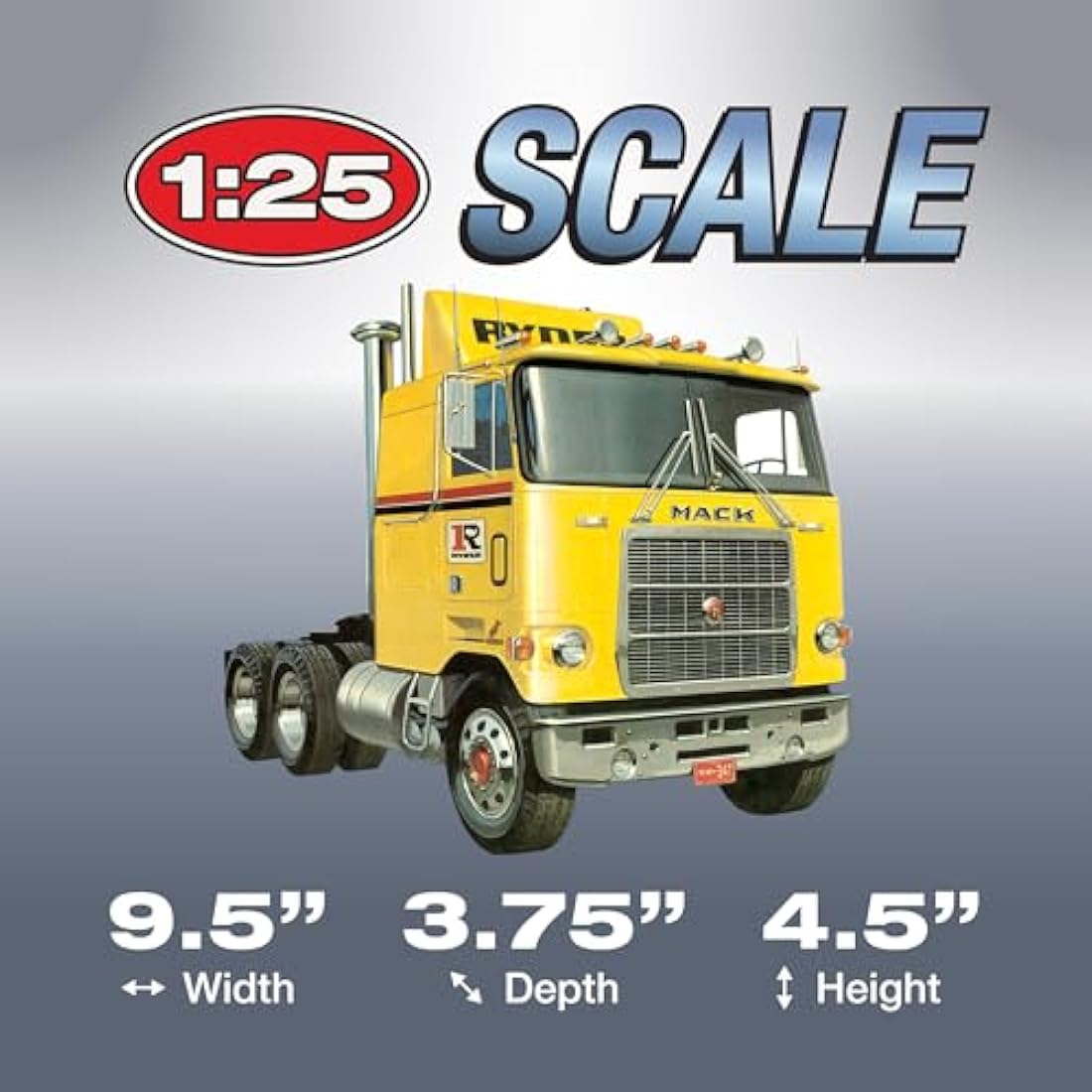 AMT Mack Cruise-Liner Semi Tractor 1:25 Scale Model Truck Kit