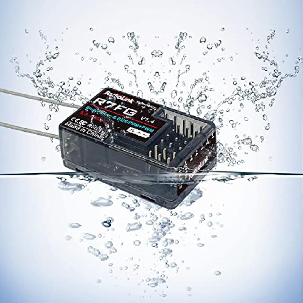 Radiolink RC6GS V3 7-Channel RC Transmitter with 2 R7FG Gyro Receivers