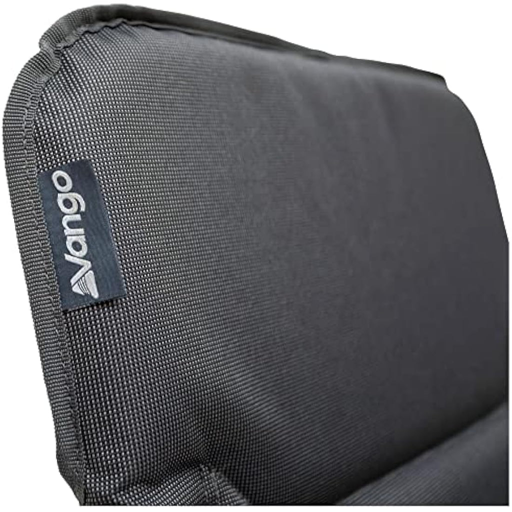 Vango Hampton Tall Folding Camping Chair - Excalibur Grey Outdoor Seat