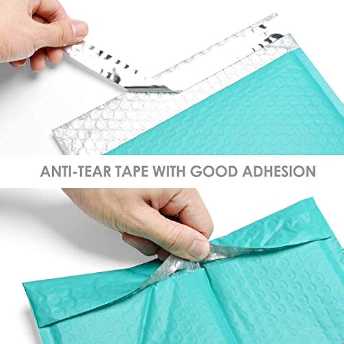 Switory Teal Poly Bubble Mailers – 21.6x28cm Padded Envelopes, 25 Pack