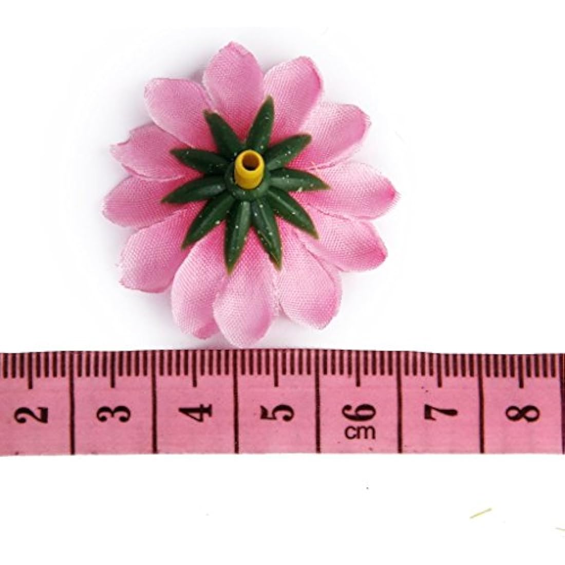 Jolof Store 100pcs Artificial Silk Gerbera Daisy Flower Heads - Dark Pink