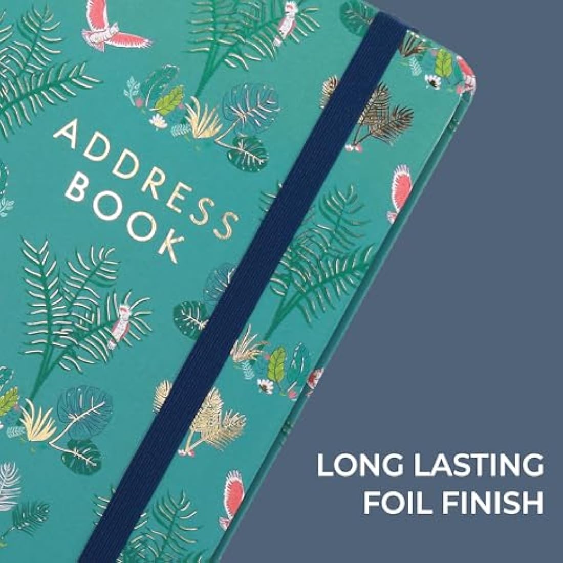 Boxclever Press Address Book – Hardcover Contact Organizer with Tabs