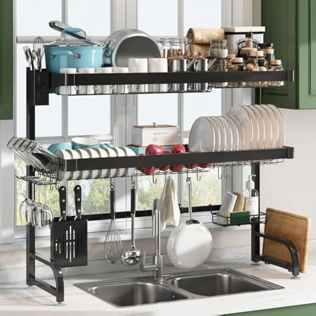Over Sink Dish Drying Rack – 3 Tier 304 Stainless Steel