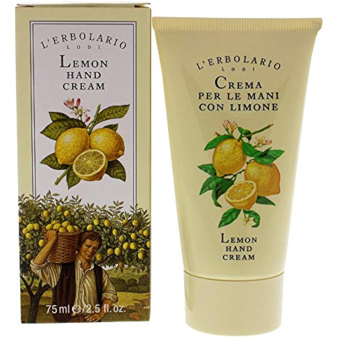 L'Erbolario Lemon Hand Cream – Softening Moisturizer for Sensitive Skin