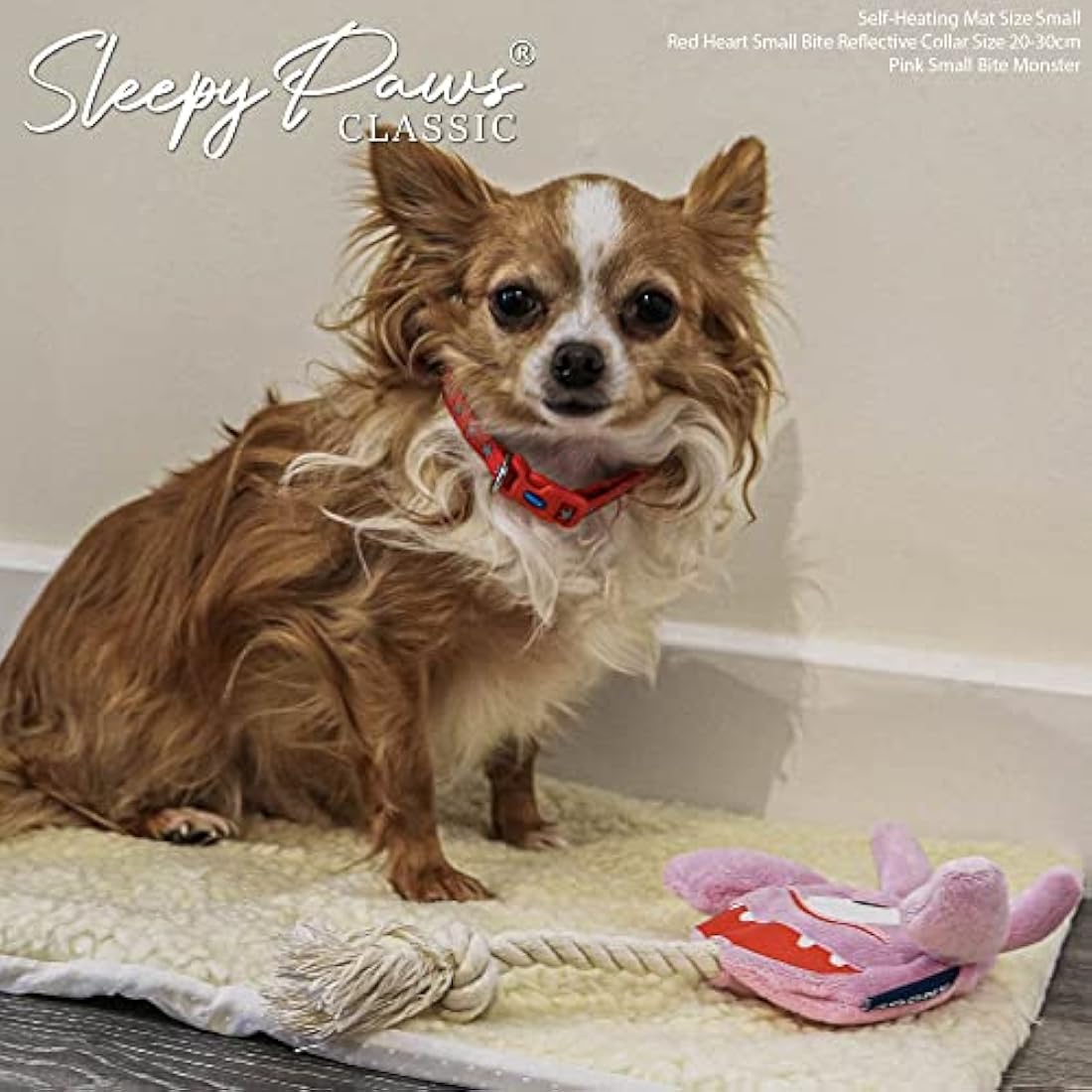 Ancol Self Heating Pet Pad – Thermal Washable Fleece Mat, Small