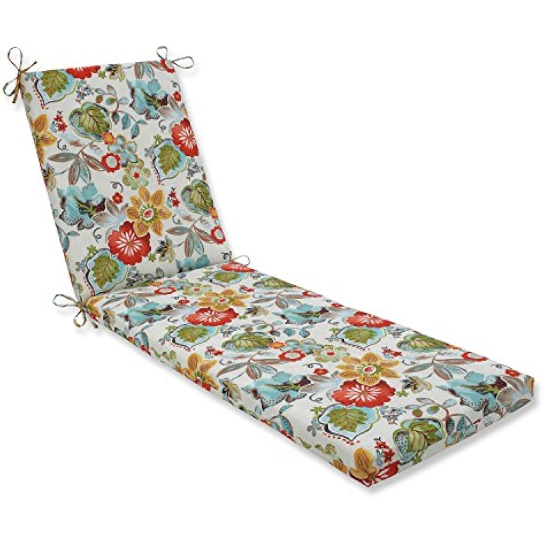Pillow Perfect Alatriste Ivory Outdoor Chaise Lounge Cushion, 72.5 x 21