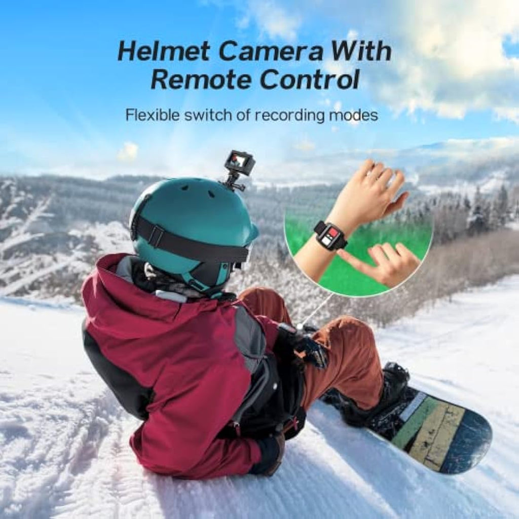 Surfola 4K 30fps Action Camera | 131ft Waterproof Underwater Cam